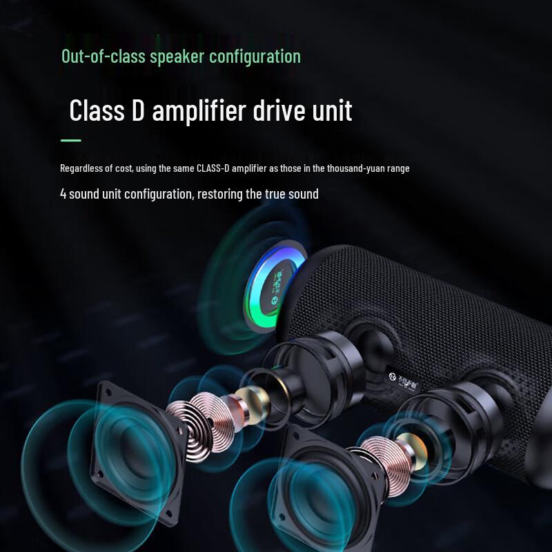 SEE ME HERE E8-L Portable Bluetooth Speaker