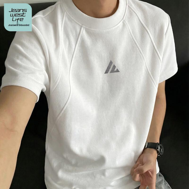 JEANSWEST LIFE Men s Breathable Casual Short Sleeve T-Shirt M