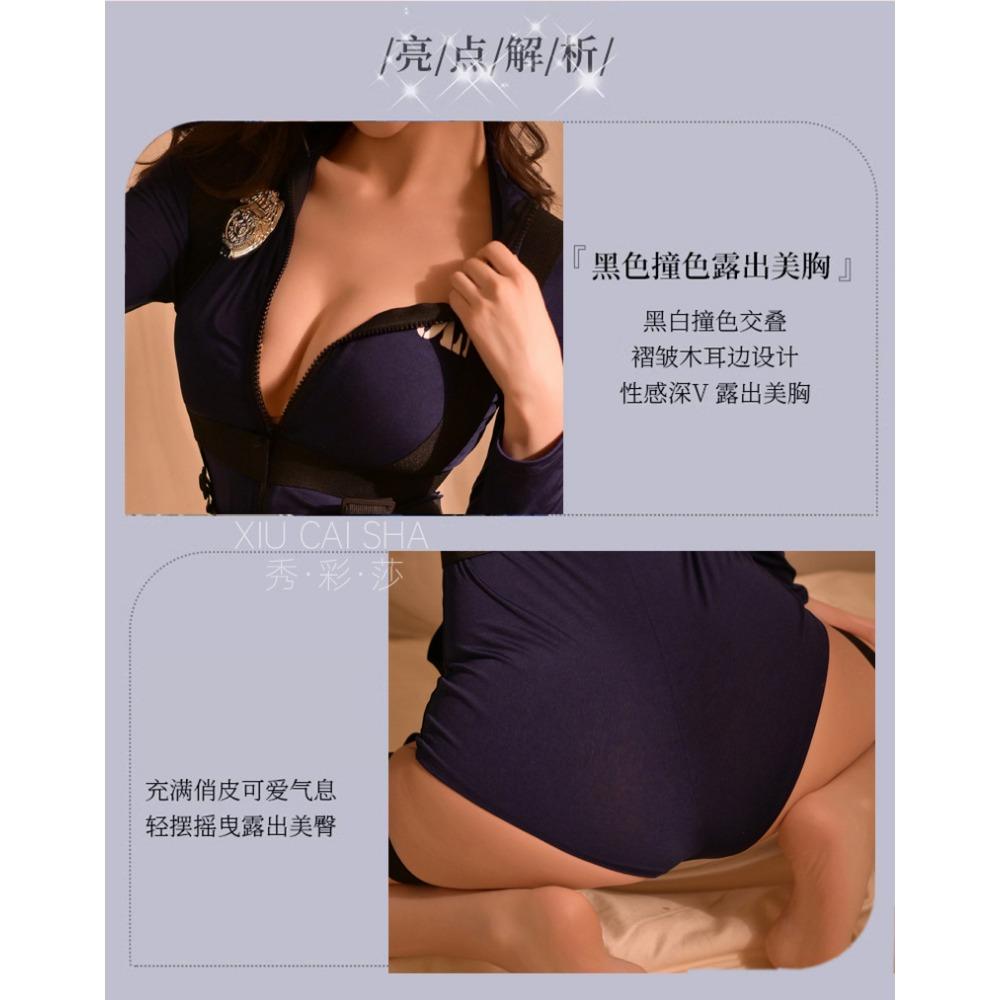 Sexy Lingerie Sexy Rabbit Sheriff Bondage Policewoman Uniform Suit Seduction Passion Free Qqny Pure Lust Girl