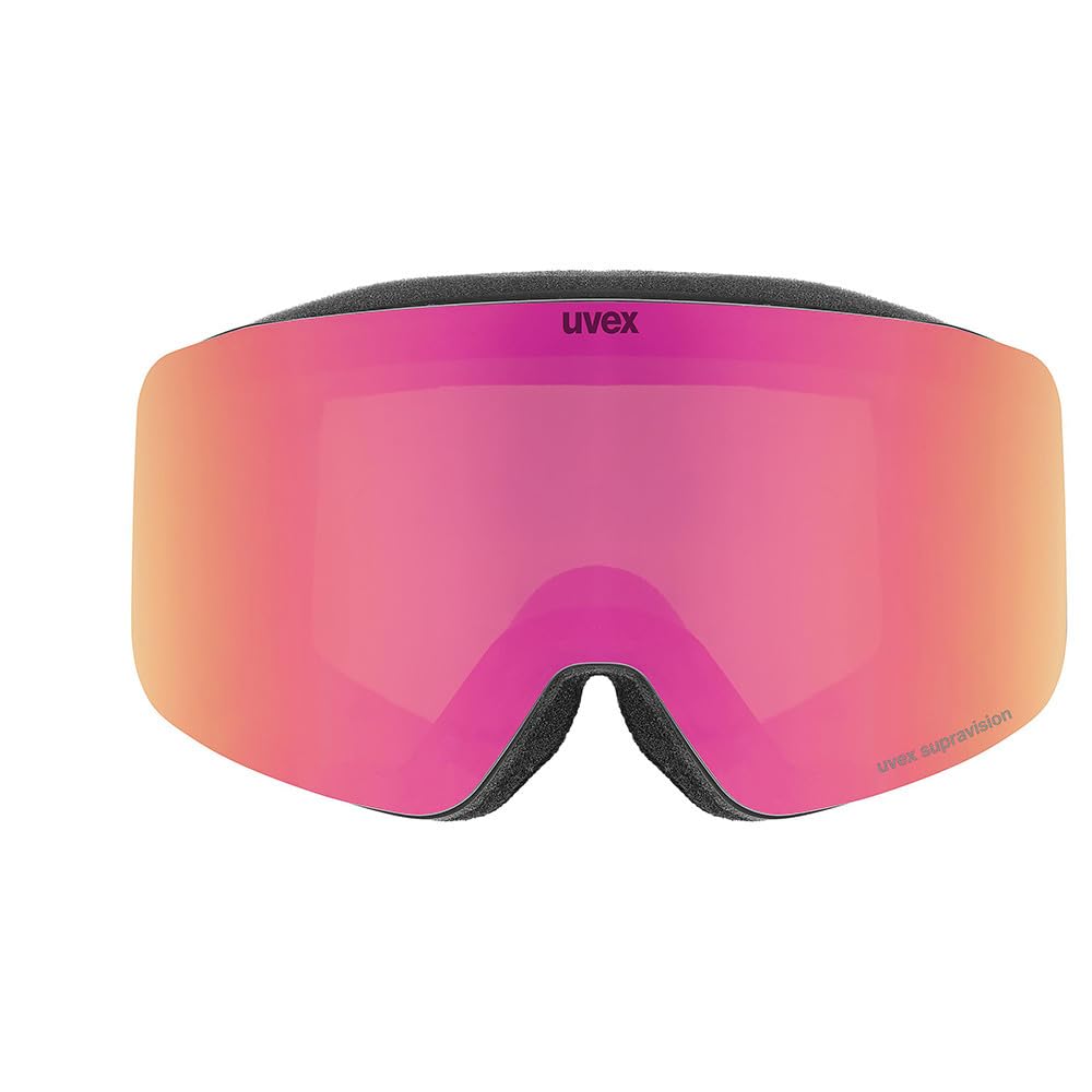 Uvex Ski and Snowboard Glasses Mirrored Pwdr FM Children's Goggles, Compatible, Lenses, Anti-Fog Coating,