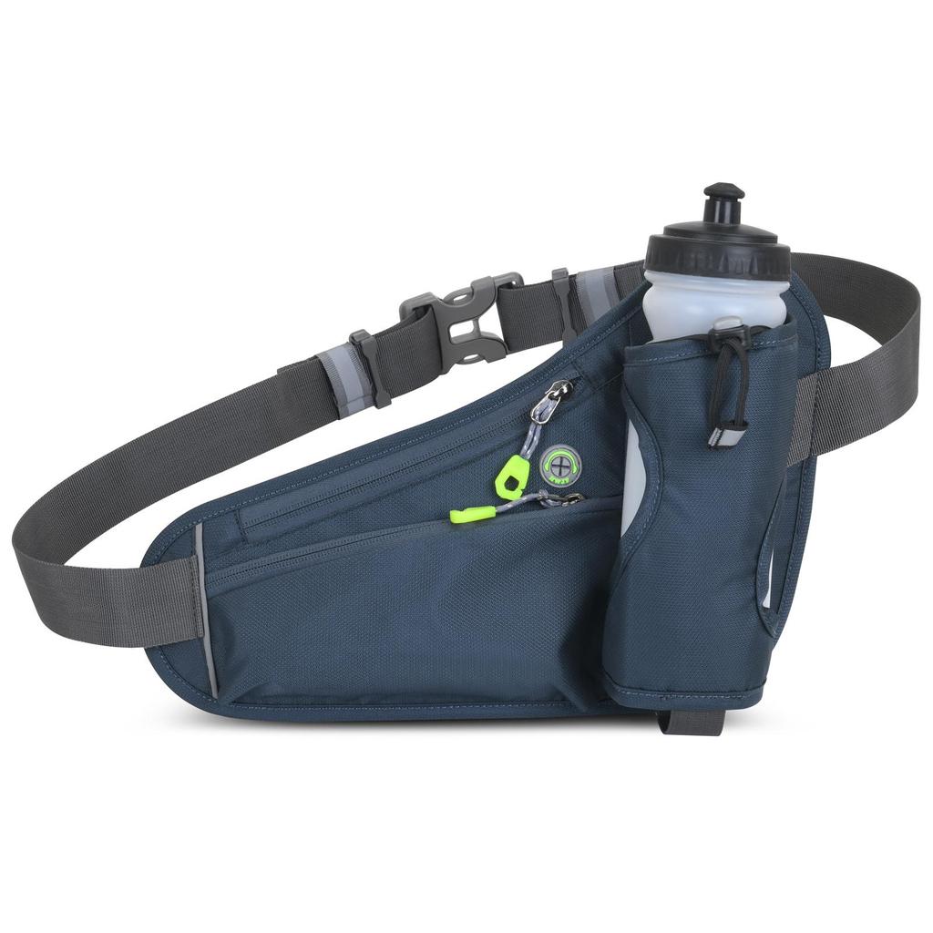 Sports Hydration Belt Bag Running Belt Waist Pack Bum Bag with Water Bottle Holder for Men Women