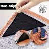 8/16pcs, Reusable Non-Slip Carpet Adhesive Pads, Washable, Suitable for Hardwood Floors, Carpet Corners and Sides, Home Safety