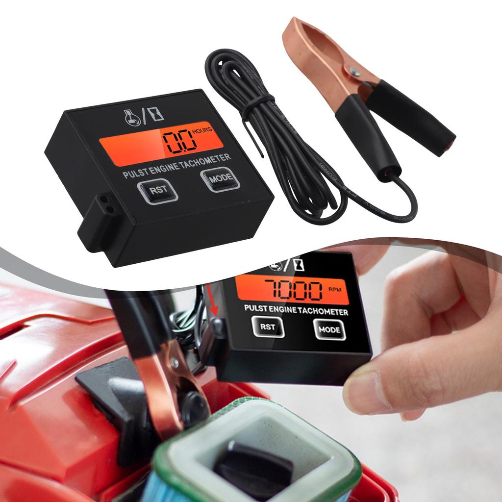 Engine Speed Measurement As Shown In The Figure Inductive Digital Tachometer Speed Range 100-30,000 RPM User-Friendly Display
