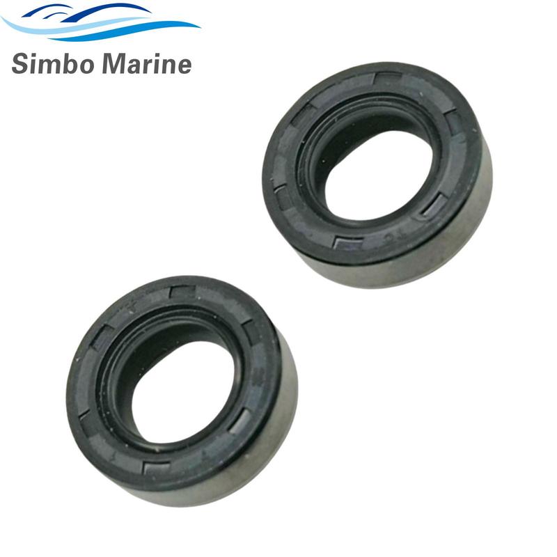 2 Stück Simmerring für Yamaha 93101-10M14 Außenbordteile 2-Takt 4PS 5PS für Parsun F4-03000027 passend für Hidea Powertec 10.8x21x7mm