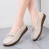 Fashion Handmade Comforty Fashion Sneakers Women Flats Soft Lightweight Leather Casual Shoes Nurse Slip On Loafers Breathable Mom Shoes
