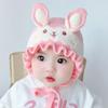Woolen Yarn Baby Hat Warm Girl's Ear Protection Cap Fashionable Baby Knitted Woolen Hat