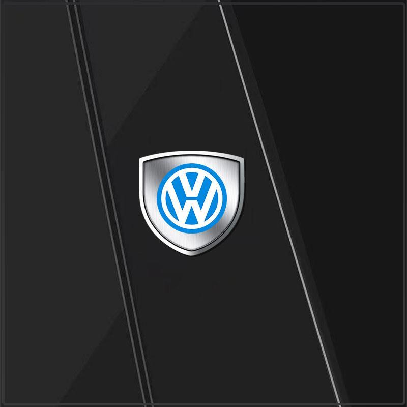 1ks 3D Kovový Znak Štítu Dveří Auta Znak Nálepka Styling Pro VW Volkswagen Golf Jetta Passat GTI R32 Bora 6N0 601 171 OEM