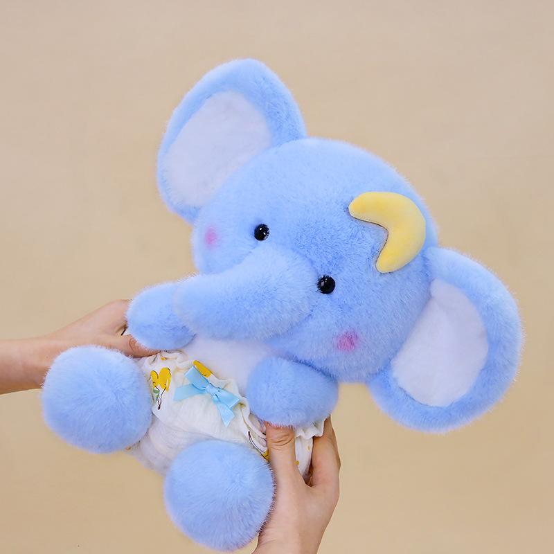 New Baby Elephant Plush Toy Doll Elephant Company Soothing Pillow Doll Children's Birthday Gift