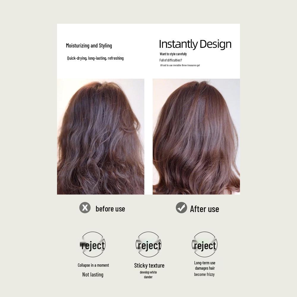Madan Lubaoni Invisible Amino Acid Curl Gel-Cream: Long-Lasting Anti-Frizz, Curl Protection & Elasticity.