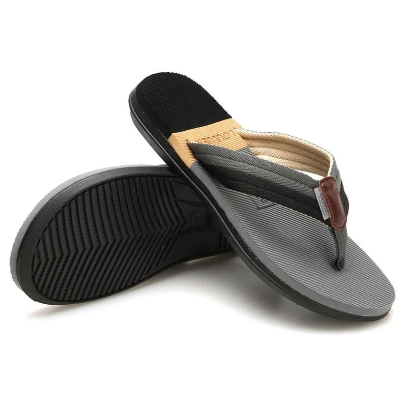 Comfortable Slippers Men Summer Flip Flops for Men Sandals Open Toe Slipper Indoor & Outdoor Flip-flops 36-45 Light Male Shoes