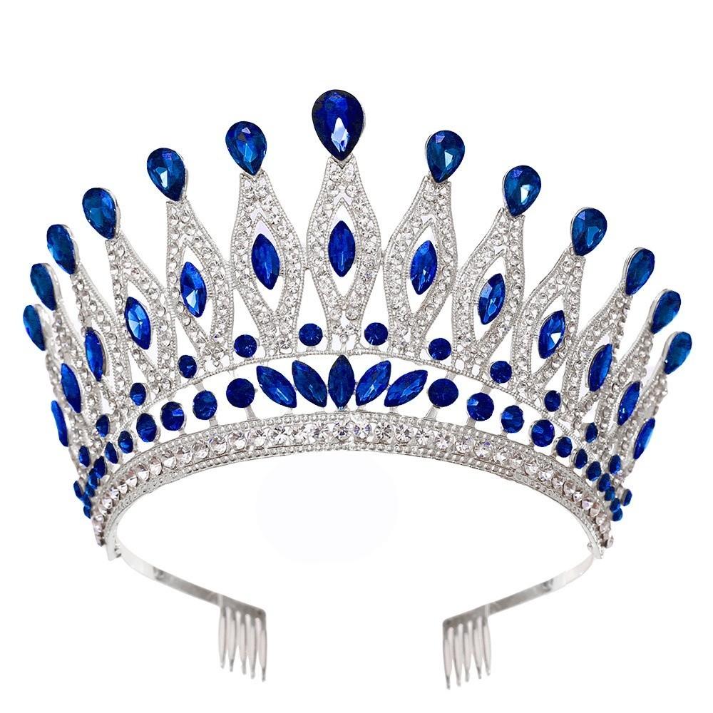 Antike Bronze Barockkrone Elegante Antike Griechische Tiara Exquisite Königinnen Tiara Krone Party