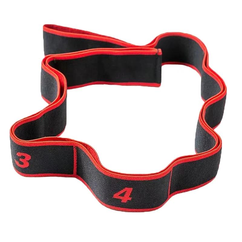 4*90cm Elastic Yoga Stretching Strap With Loops Stretch Straps Resistance Bands Leg Stretcher Belt Pilates Exercise Fitness