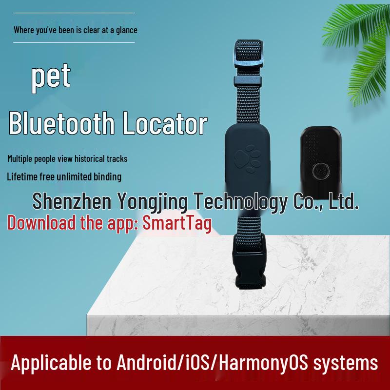 

Ошейник-трекер для питомцев SpotOn: Bluetooth Напоминание о защите от потери для щенков и котят.