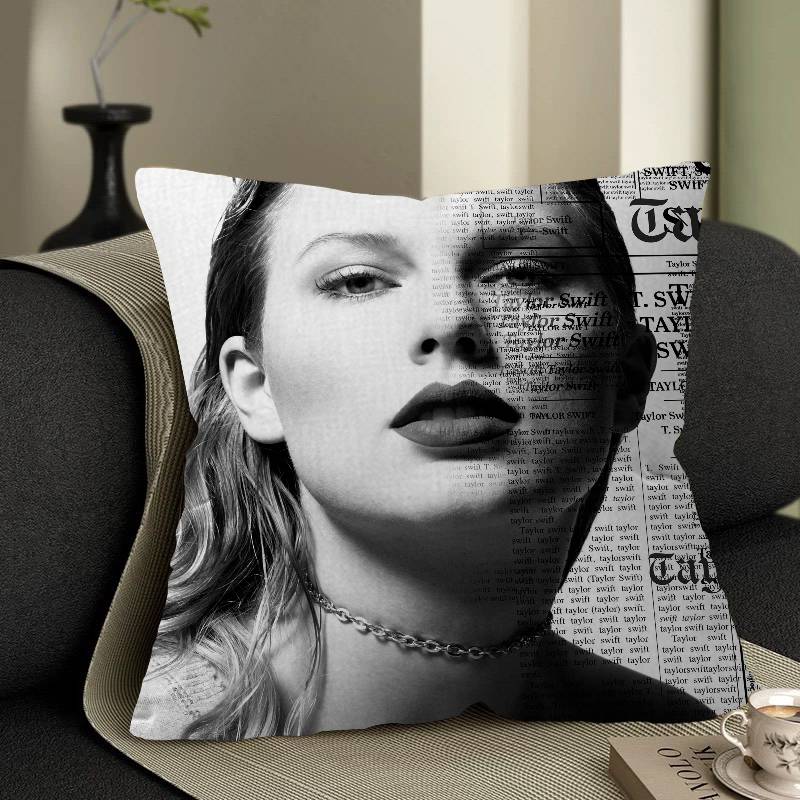 T-Taylor-Swifts Singer Pillowcase Toon Gift Cushion Cover Bedroom Home Sofa Chair Seat Decor Pillow Case