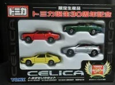 Set Toyota Celica Tomica pentru a 30-a aniversare, producție limitată, 1600GT LB2000GT XX2800GT, Celica nouă