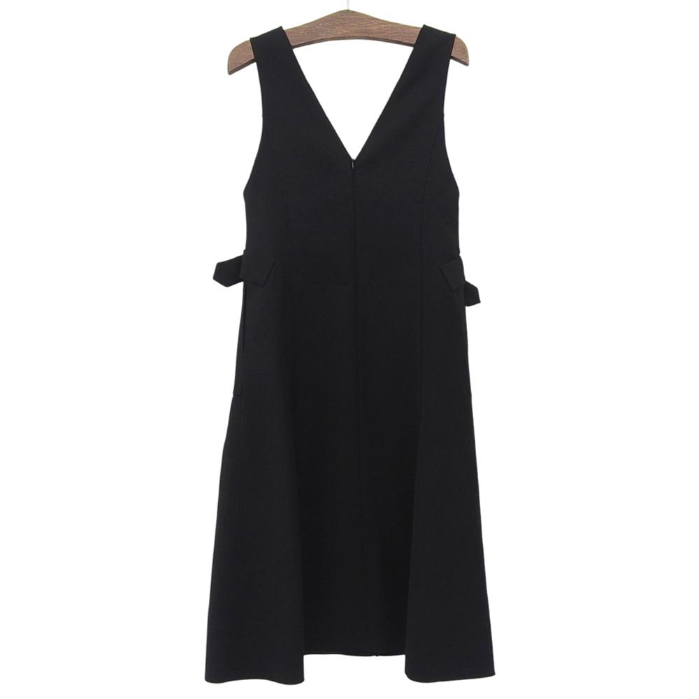 ADORE Excellent condition side-belted jumper skirt dress, women's, black, size 38, 531-9240811 dress 38 blackUsed