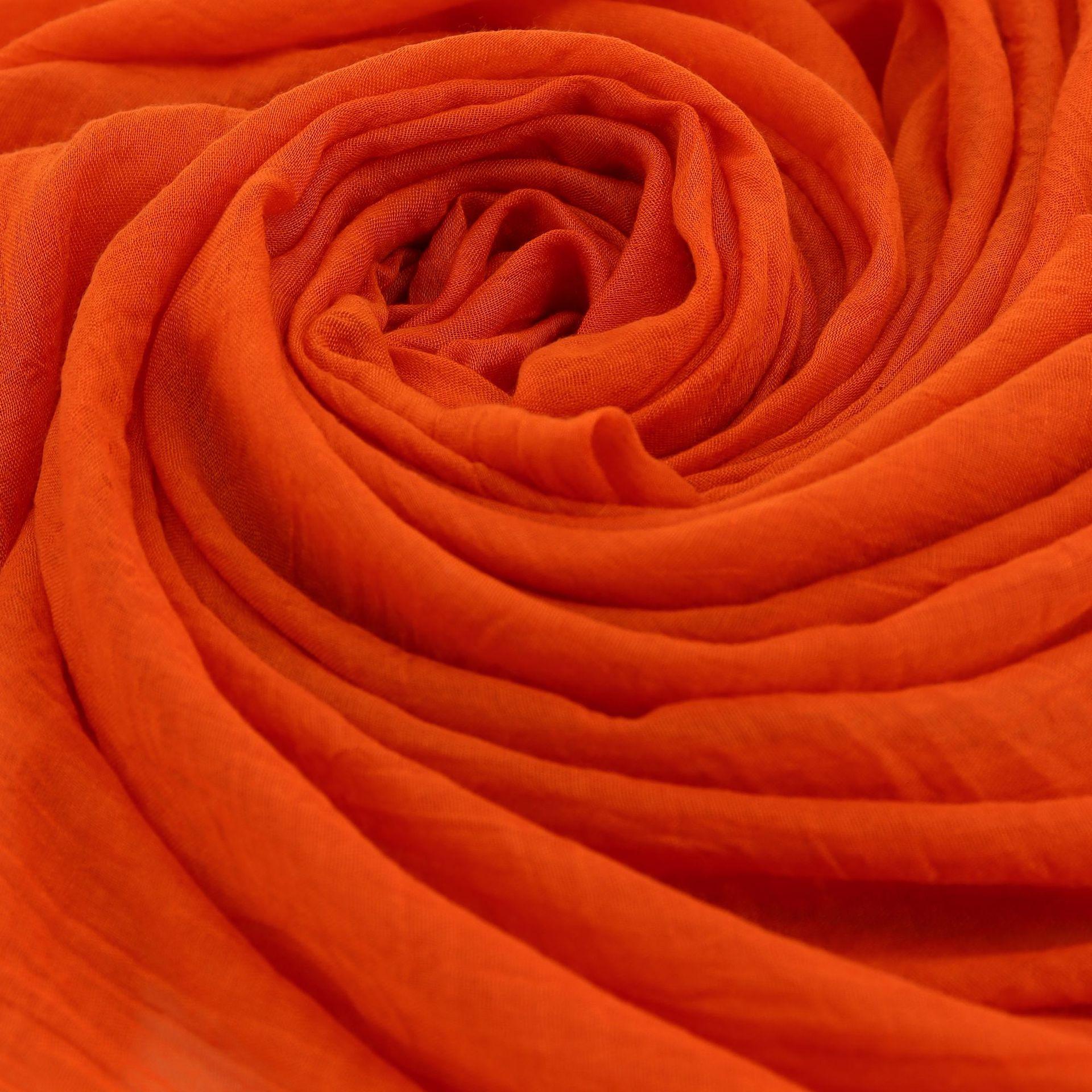 

Однотонный шелковый шарф, женский простой тонкий шарф из пряжи, пляжный шарф с защитой от солнца, шарф для поездок на работу 95*195