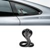 Realistic King Cobra Car Emblem, Weather Resistant Vehicle Exterior Decor Sticker