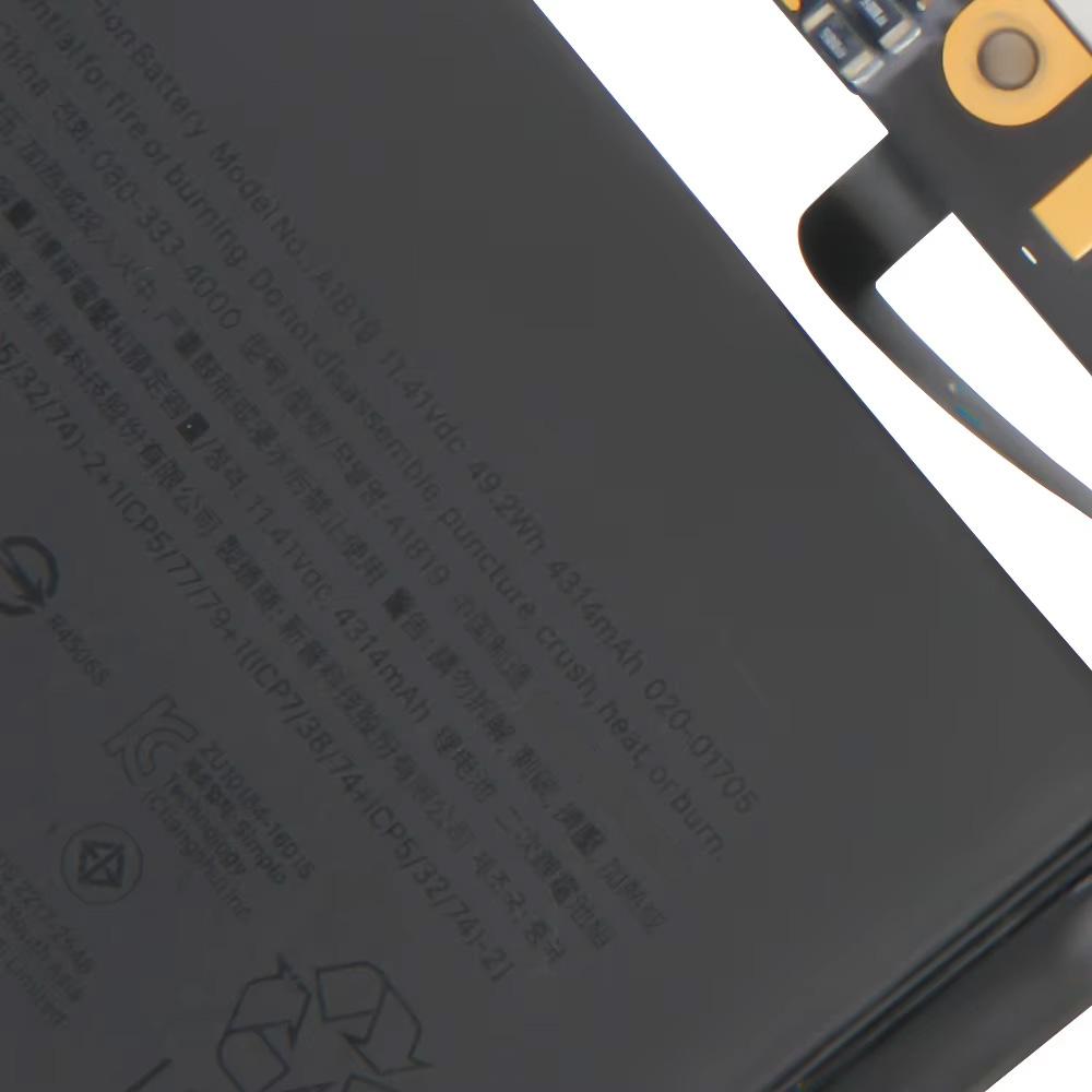 Rechargeable Lithium Battery For Macbook A1706 MLH12 MLUQ2 A1819 Laptop Battery 4314mAh With Tools