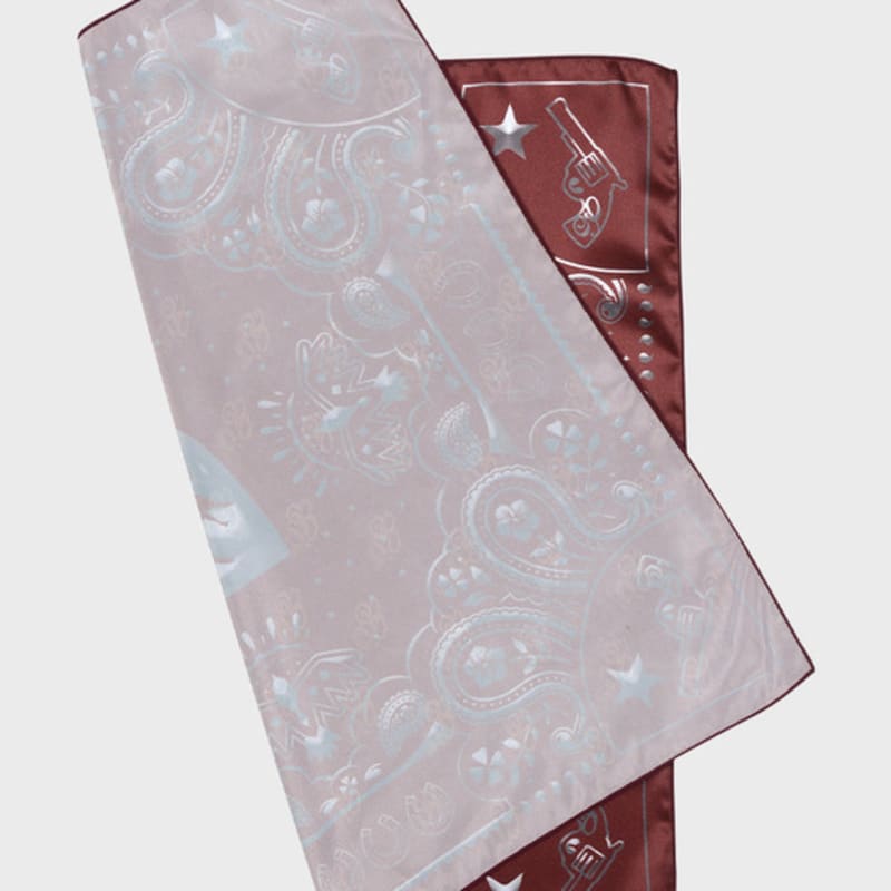 Eireve GRAPHIC BANDANA_BRICK BROWN