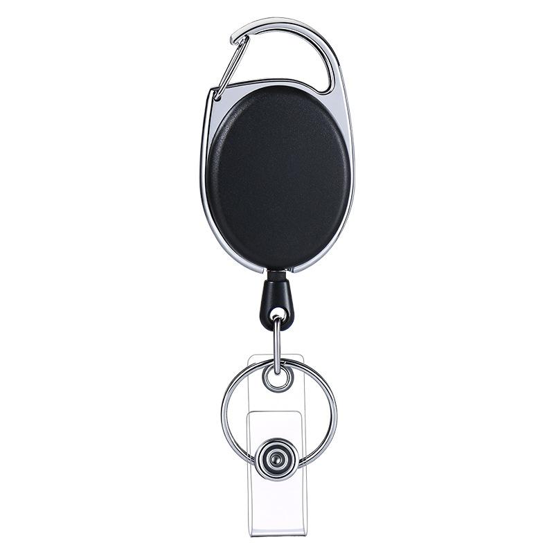 Transparent Card Slots Id Badge Holder Id Pendant Badge Reel Storage Organizer Employee Pass Work Card Case
