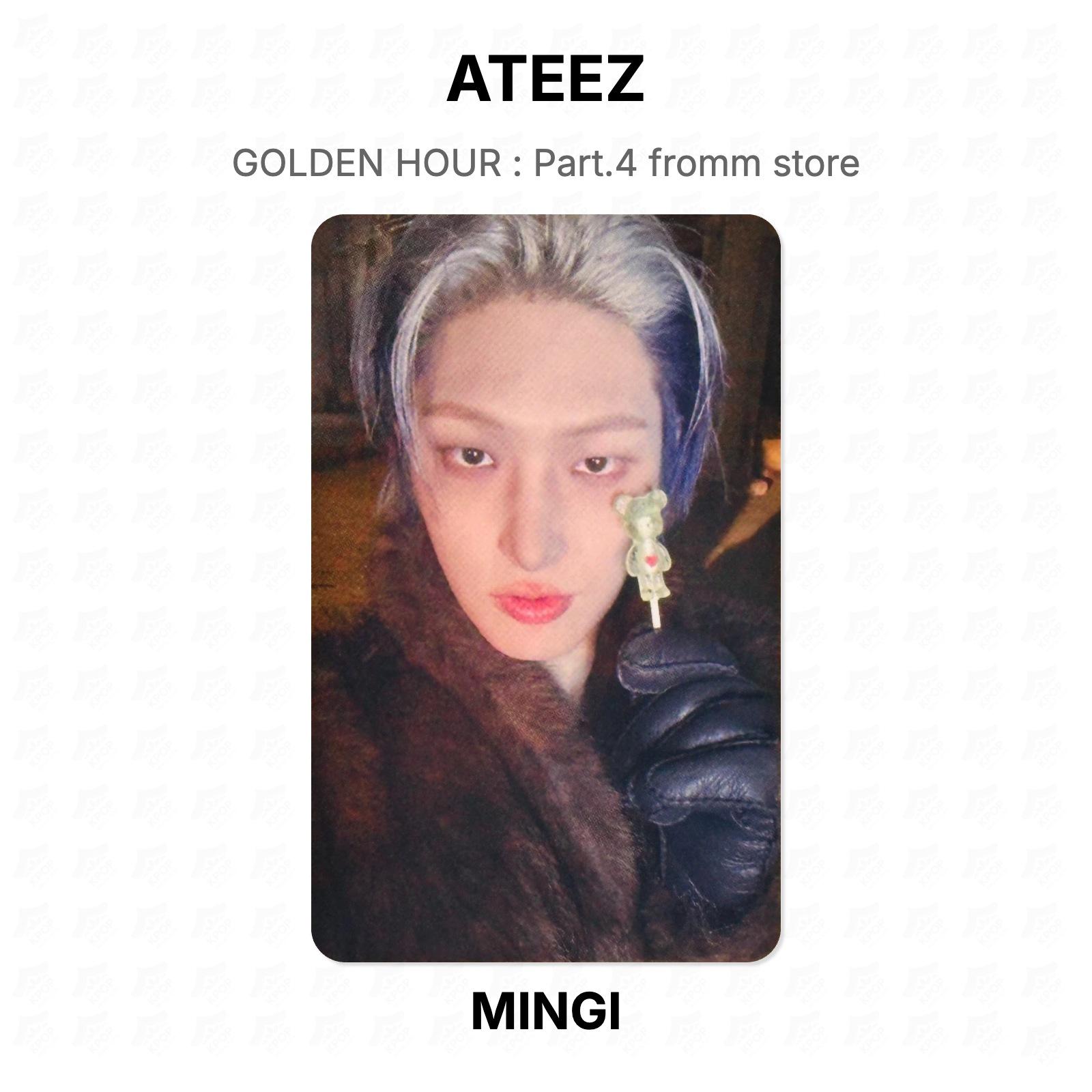 ЗОЛОТОЙ ЧАС ATEEZ : Часть 4 fromm store Официальная фотокарточка MINGI