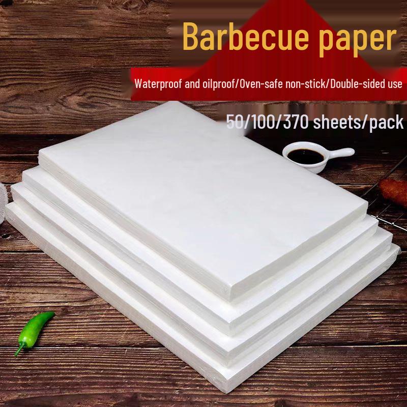 

Commercial Grill Oil-Absorbing Baking Paper Pad for Barbecue and Steaming 20x30cm Baking Paper [50 sheets]