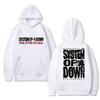 Rock band System of A Down Mezmerize 2025 Album Vintage metal streetwear Unisex hip hop Casual Hoodie Unisex Fleece pullover