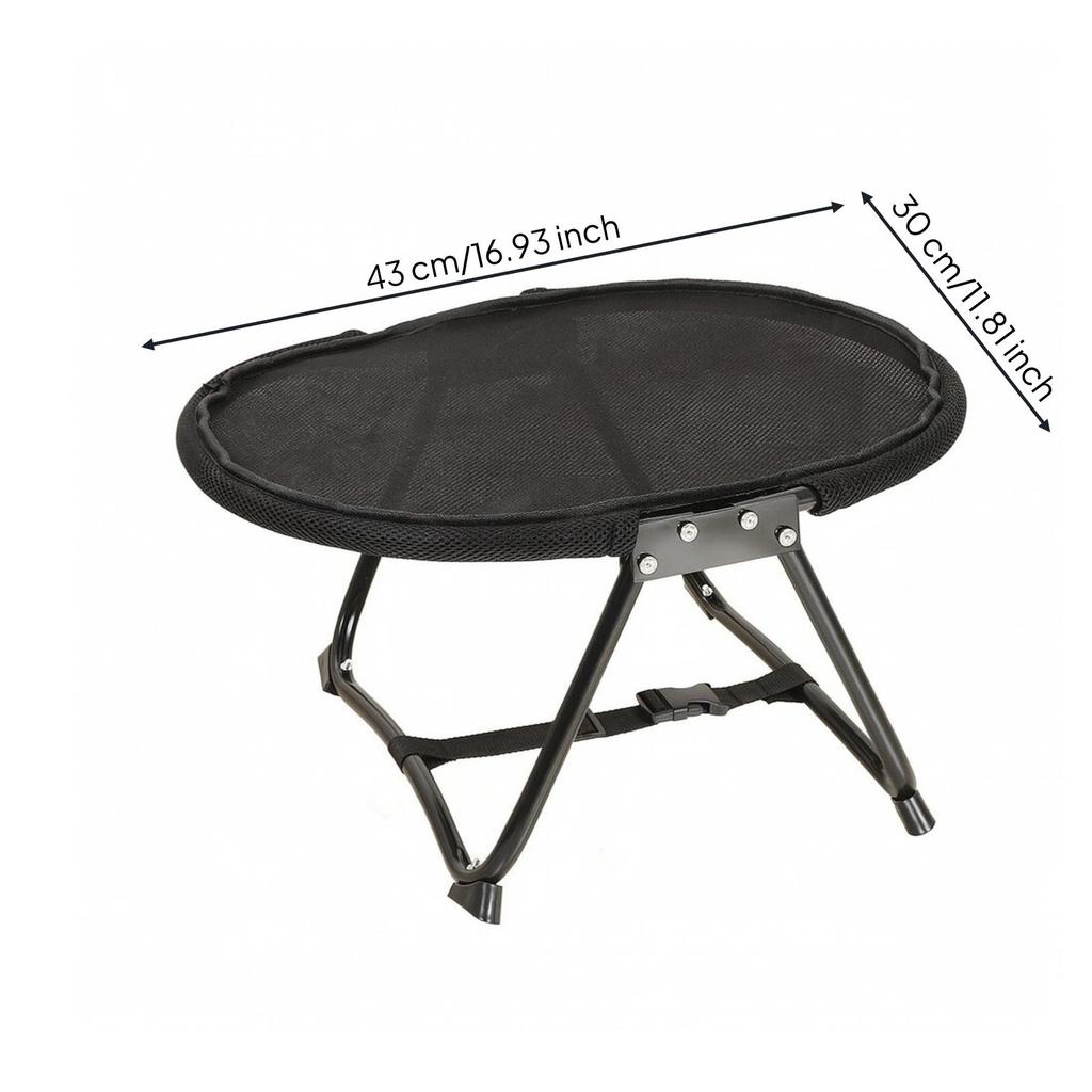 Elevated Pet Cot Portable Bed No-Assembly for Travel, Camping, Dogs