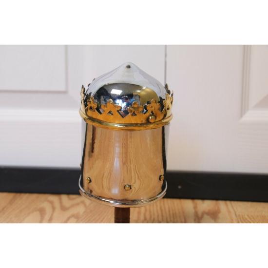 Cavaler medieval Regele scoțian Robert Bruce Replica căștii de masă