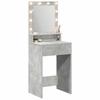 Makeup Table Concrete Grey 50 x 41 x 135 cm Particleboard