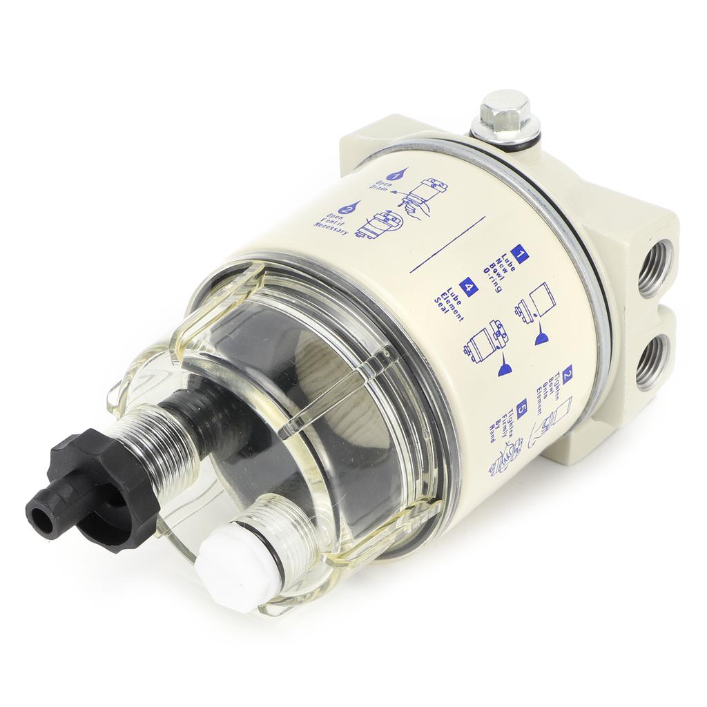 Fuel Filter Water Separator Assembly with Fitting Automotive Accessory for R12T 120AT NPT ZG1/4-19