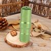 Green Pill Container Aluminum Alloy Keychain Container Durable Capsule Tube  Camping Survival