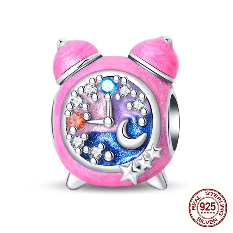 Original 100% Copper Pocket Watch Beads Camera Adventure Backpack Charms Fit Bracelet Diy Jewelry Making Women Gift
