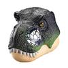 Electric Luminous Dinosaur Mask with Movable Mouth - Funny Tyrannosaurus Rex Headgear for Halloween