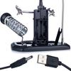 Third Hand With Gooseneck Magnifying Glass, Soldering Iron Holder And Solder Te-802