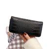 Elegant Women's PU Leather Wallet Multiple Card Slots Zipper Long Wallets Lady Purse Suitable for Everyday Use