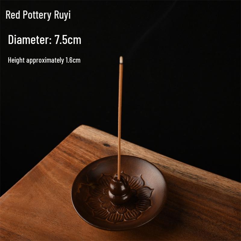 Blue-Green Portable Porcelain Incense Holder for Stick Incense - Ceramic Burner for Home and Indoor Use