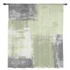 Sage Green Oil Painting Texture Paint Sheer Curtains for Living Room Decoration Window Curtains Kitchen Tulle Voile Curtains