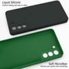 Lesklé měkké tekuté silikonové pouzdro na telefon Samsung Galaxy A04S A04E A14 A24 A34 A54 A23 A33 A53 A73 M13 M23 M33 M53 5G Ochranný kryt objektivu 4G