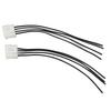2PCS 4PIN Tail Light Harness Stable Connection Impact Resistant Replacement for Fiat Grande Punto