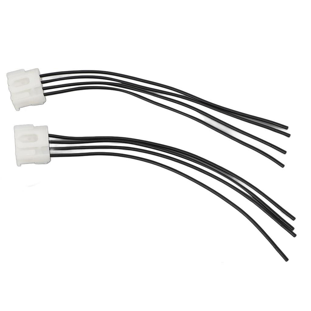 2PCS 4PIN Tail Light Harness Stable Connection Impact Resistant Replacement for Fiat Grande Punto