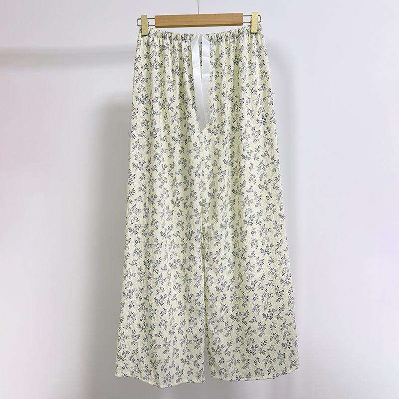 Cloud Cotton Cartoon Pajama Pants: Women's Loose, Breathable, Casual Long Pants for Spring/Summer - Youth Home Essential