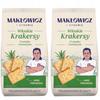 Makłowicz I Synowie Rosemary Flavored Crackers 100 G X 2 Pieces