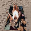 Group K-Katseye K-Pop Microfiber Blanket Quick Drying Beach Towels Oversized Printing Super Absorbent Pool Towel Blanket