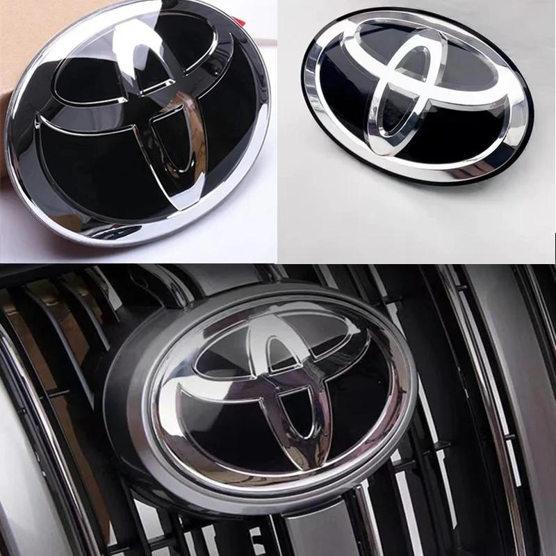 Emblema de Logo de Coche 3D para Toyota Corolla Camry RAV4 Hilux CHR Highlander Yaris Vios Alphard Prado Reiz Wish, Parrilla Delantera y Capó