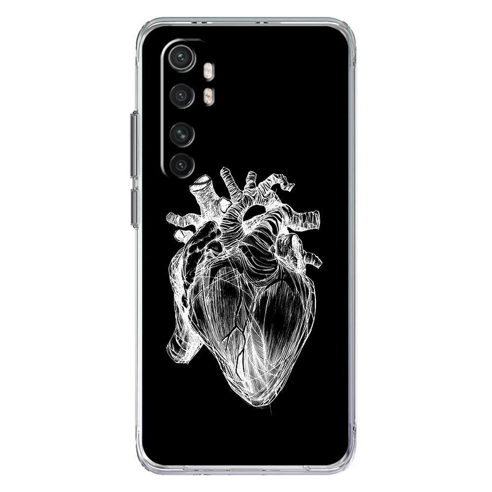 Cardiovascular Model Heart Phone Case For Xiaomi Mi Poco X6 X5 NFC X3 F6 F5 Pro F4 F3 15 14T 14 13T 12T 12 13 Lite 11 Cover
