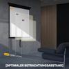 Projector Screen 152 x 152 cm 85 Inch 1:1 HD 4K Projection Screen for Home Cinema Office Presentations