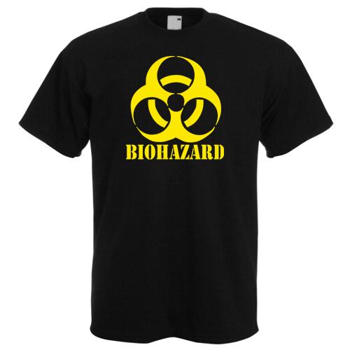 Biohazard TShirt Emo Gamer Cool Rock Music Zombie Apocalypse Armageddon