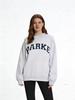 Unisex Embroidered Cotton Sweatshirt: Half-High Collar, Long-Sleeved for Autumn/Winter Sports